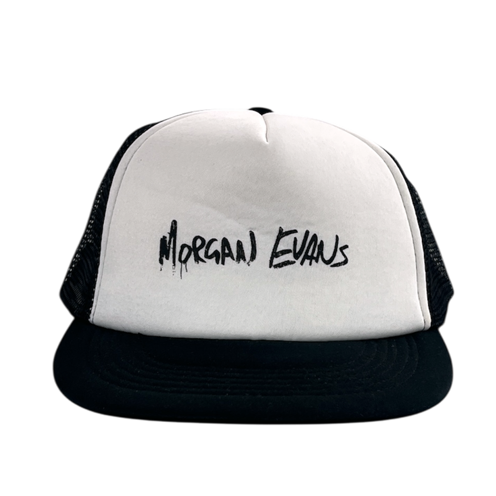 White and Black Foam Trucker Hat