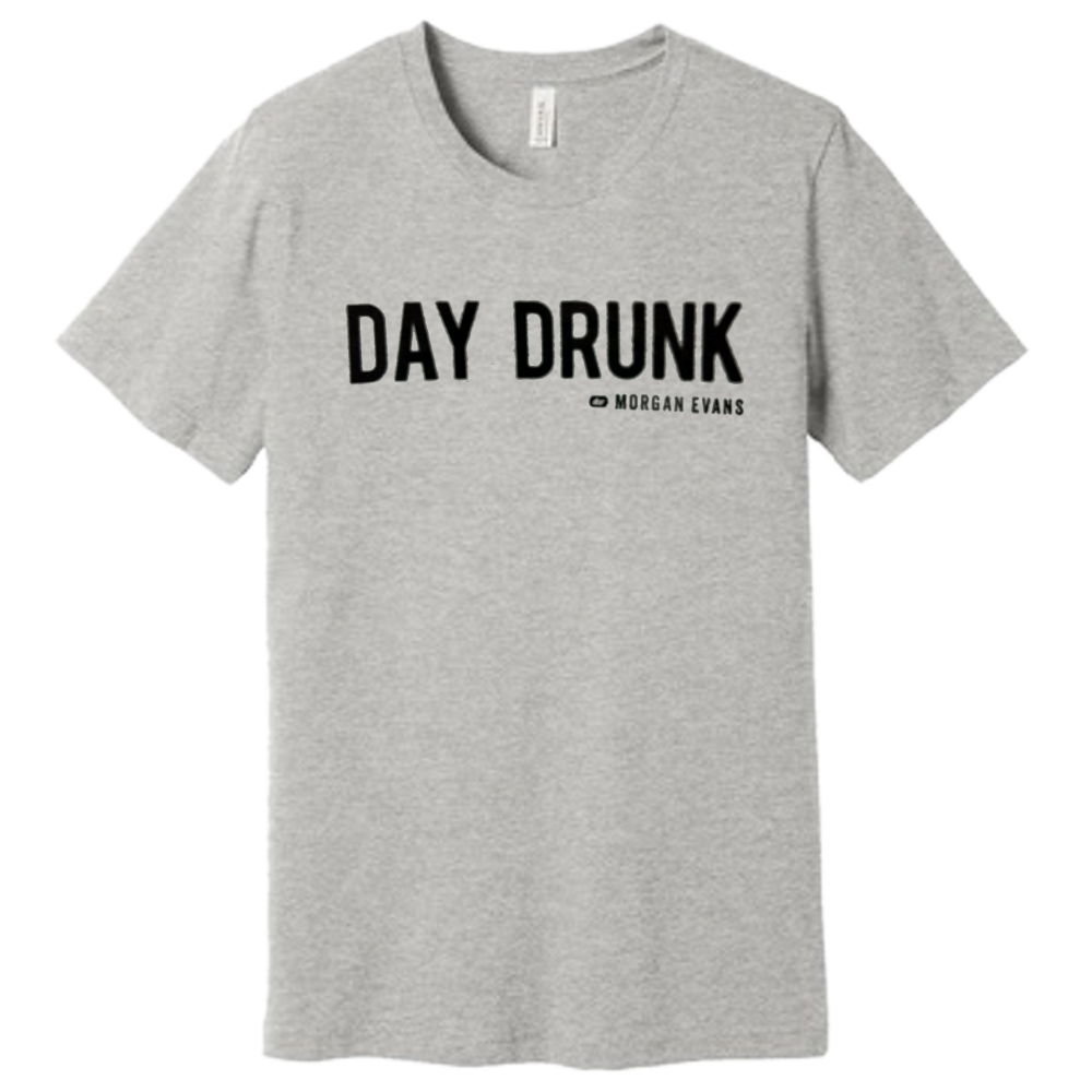 Athletic Heather Day Drunk Tee