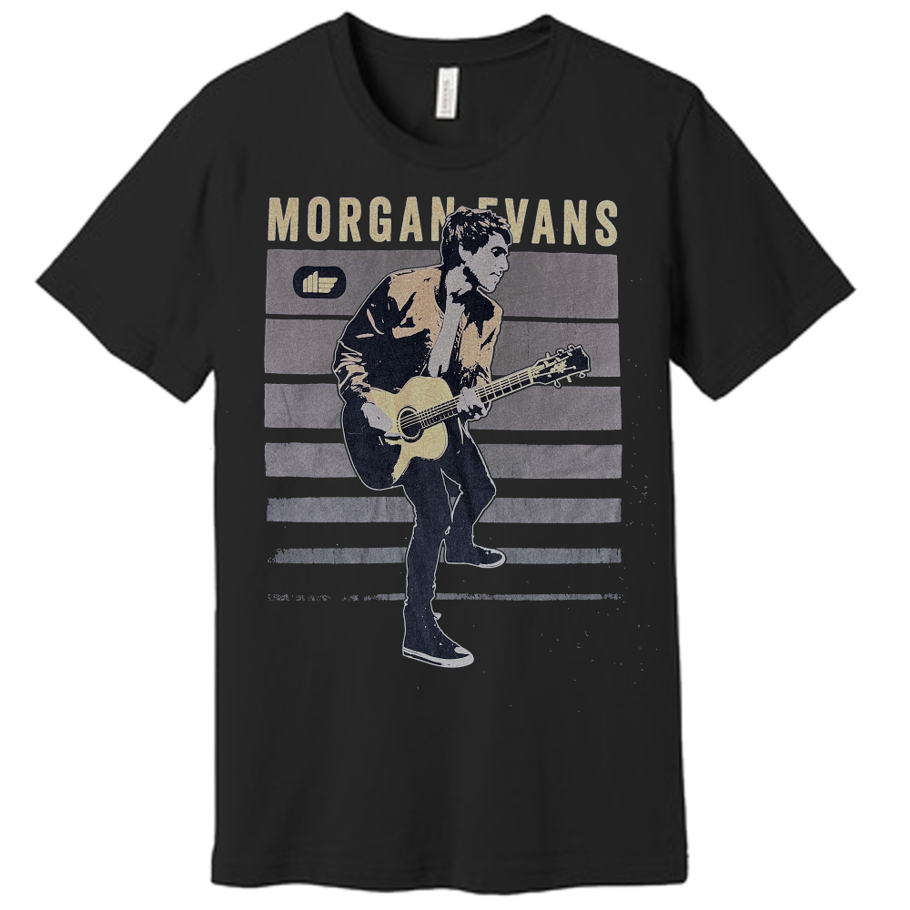 Black Photo w/ Guitar Tee