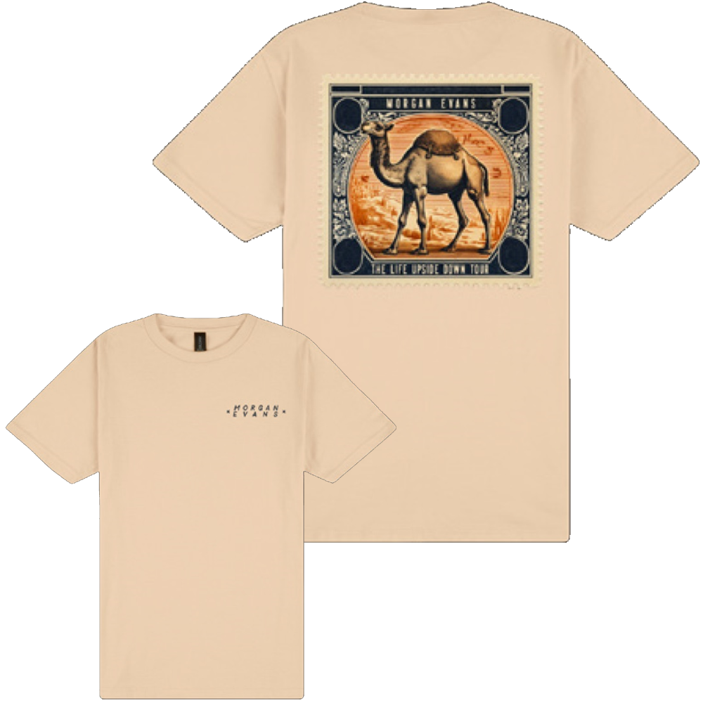 Tan Camel Stamp Tee